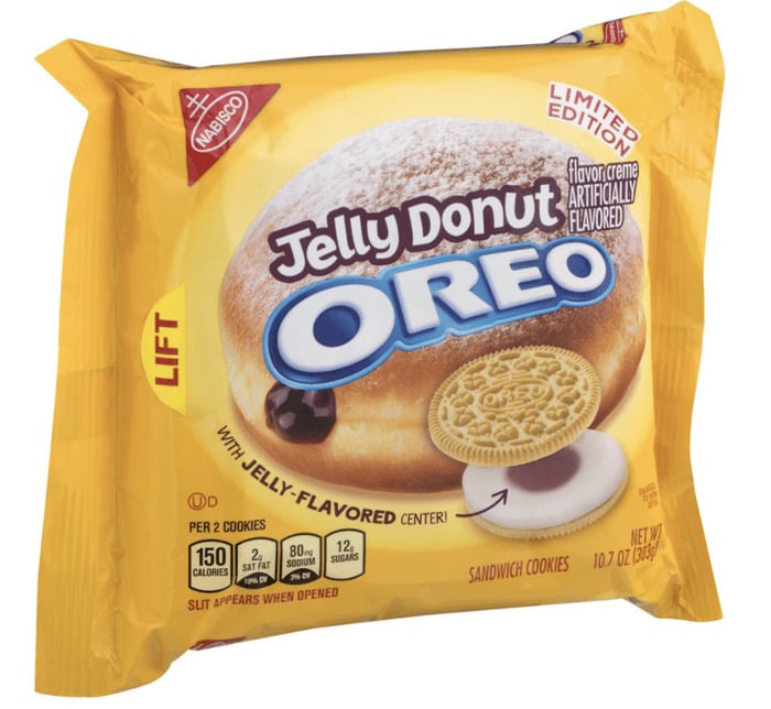 Oreo Flavors - Jelly Donut Oreo