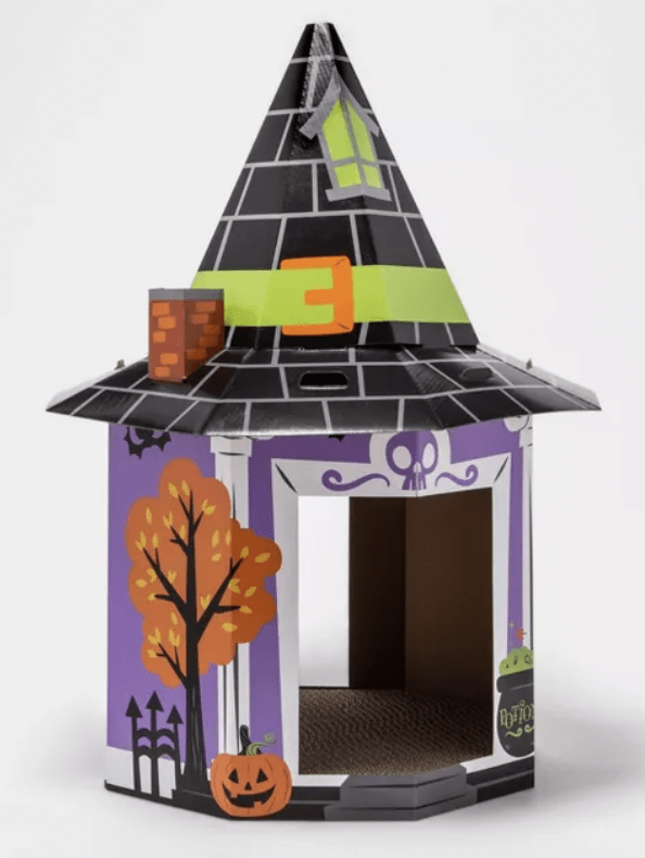 Target Halloween Cat Scratchers - Witch House Cat Scratcher