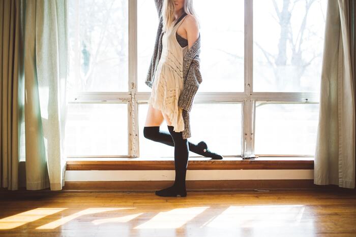 What Your Airport Outfit Says About You - Dress with Cardigan