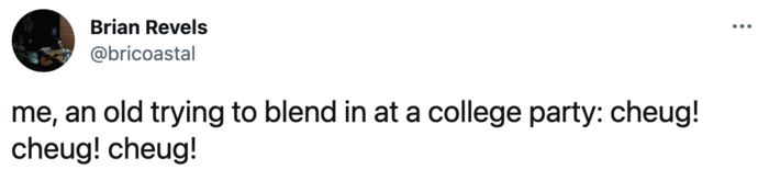 Cheugy Tweets - college cheug