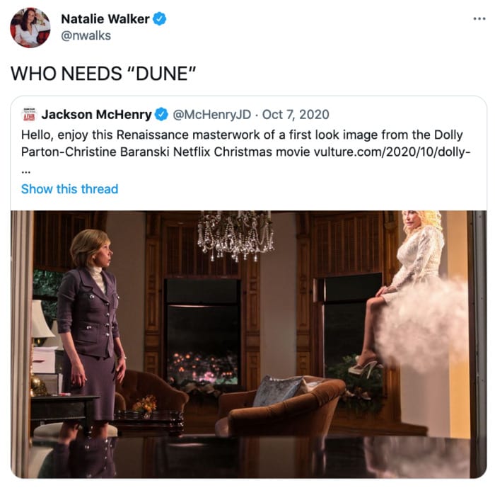 Dune Tweets - Dolly Parton show