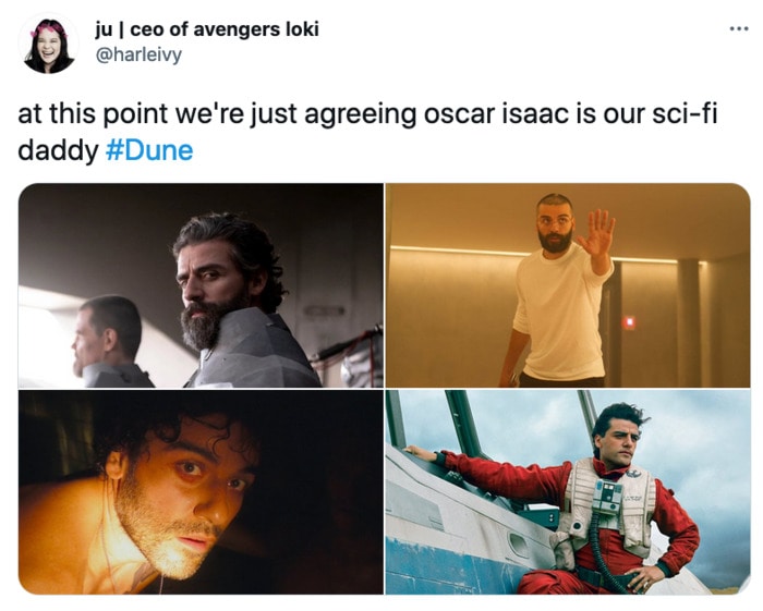 Dune Tweets - Oscar Isaac Space Daddy