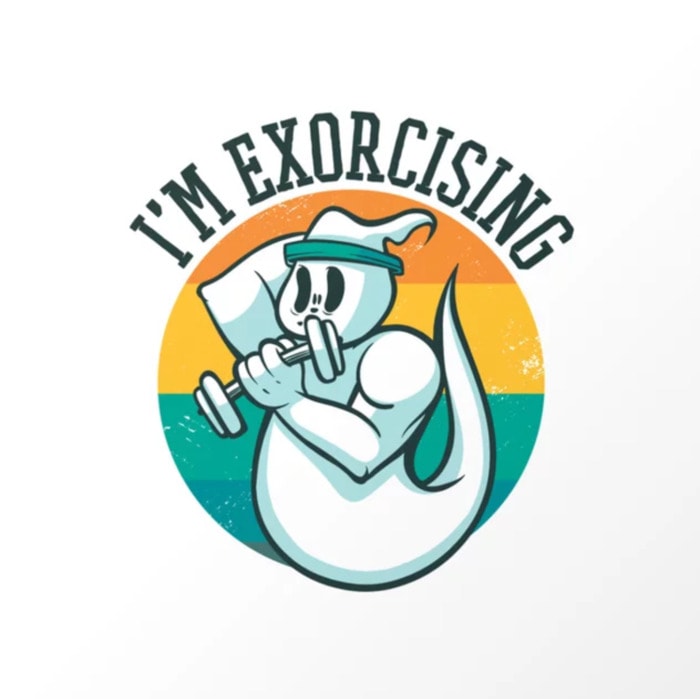 Ghost Puns - I'm exorcising print