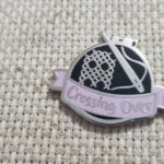 Ghost Puns - crossing over sewing pin