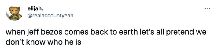 Jeff Bezos Space Tweets - forget who he is