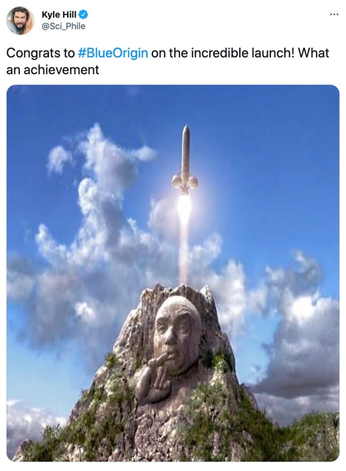 Jeff Bezos Space Tweets - Austin Powers