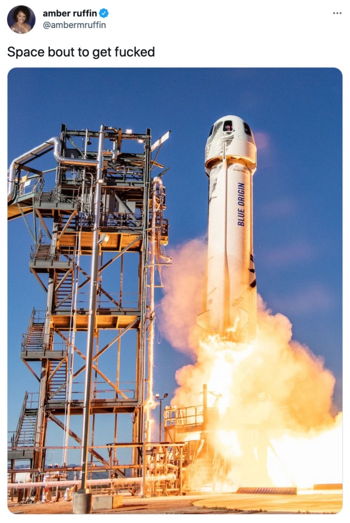 Jeff Bezos Space Tweets - space gets screwed
