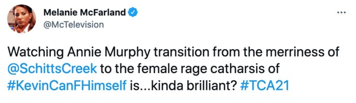 Kevin Can F Himself Tweets - Annie Murphy transition