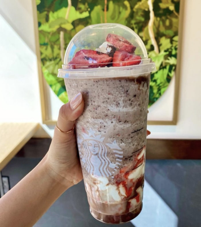 Starbucks Secret Menu Frappuccinos - Banana Split Frap