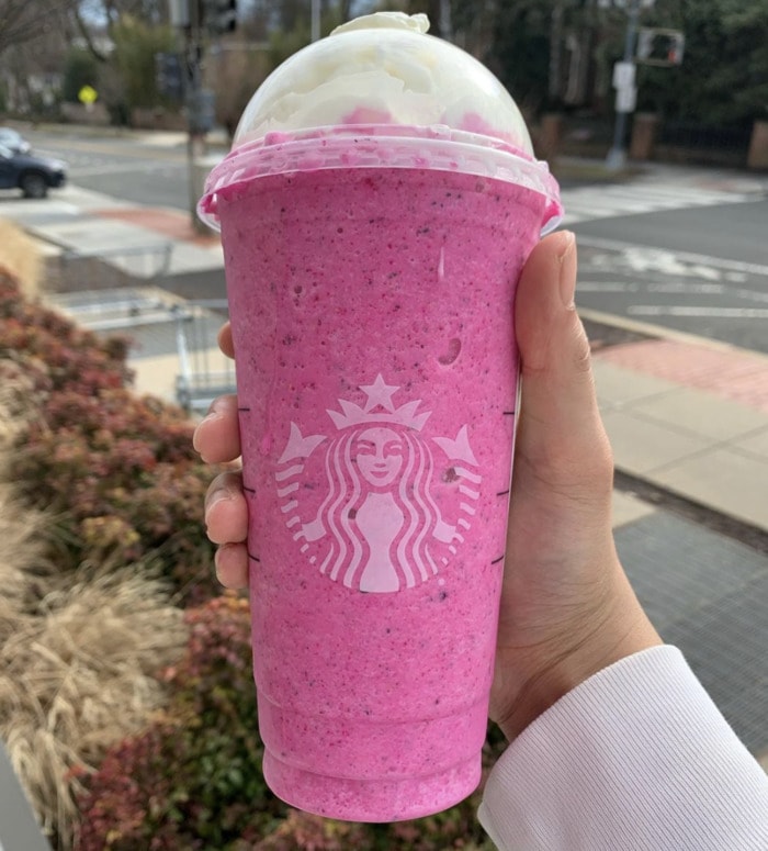 Starbucks Secret Menu Frappuccinos - Cotton Candy Frap