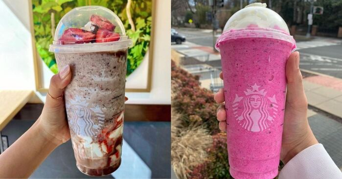 Starbucks Secret Menu Frappuccinos