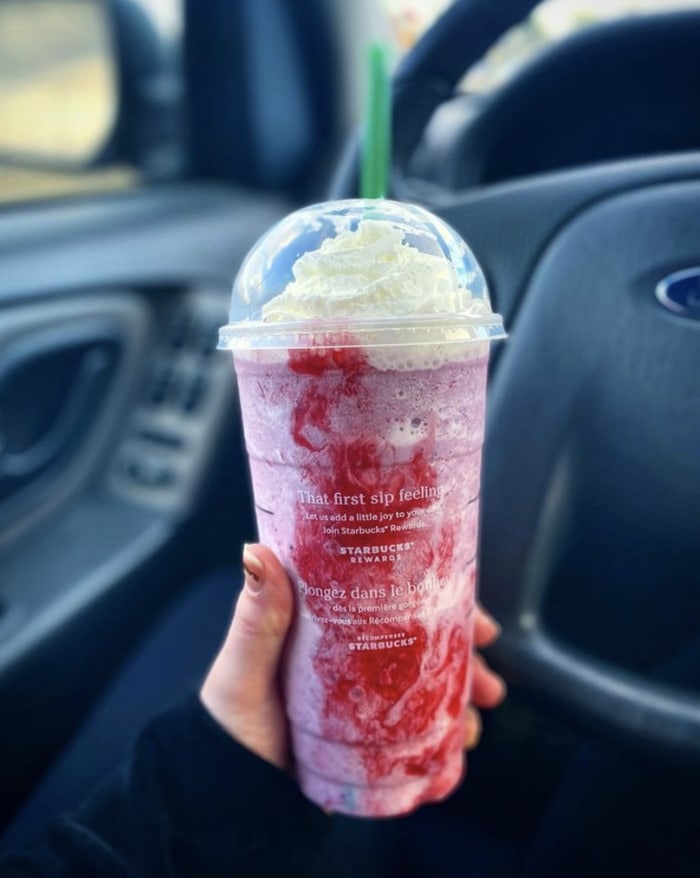 Starbucks Secret Menu Frappuccinos - Very Berry Frap