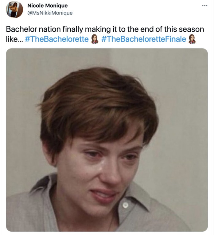 Bachelorette Finale Tweets - scarlett
