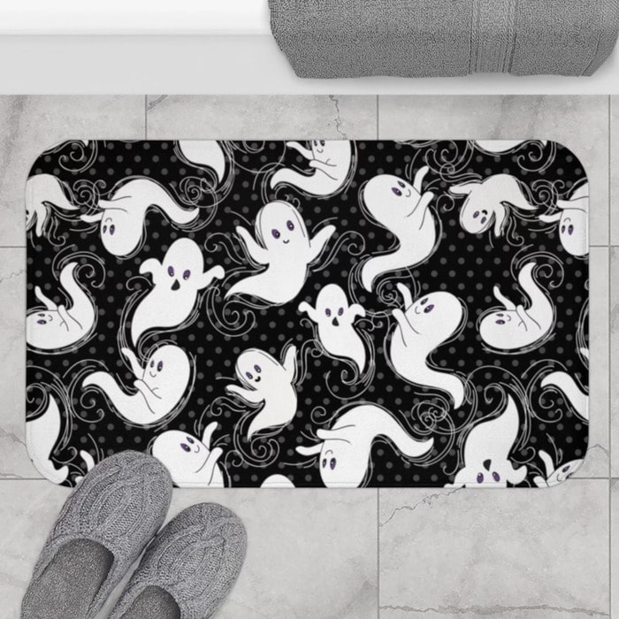 Ghost Rugs - black and white mat