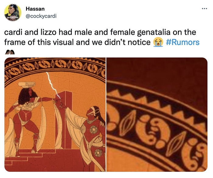 Lizzo Cardi B Rumors Twitter - Border