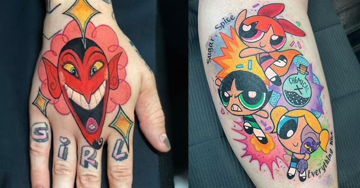 Powerpuff Girls Tattoos