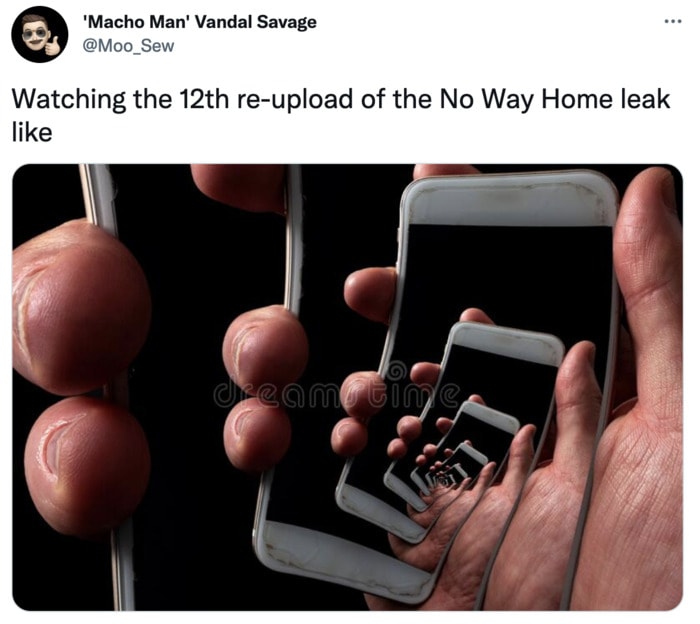 Spider-Man No Way Home Trailer Leak Memes - cell phone