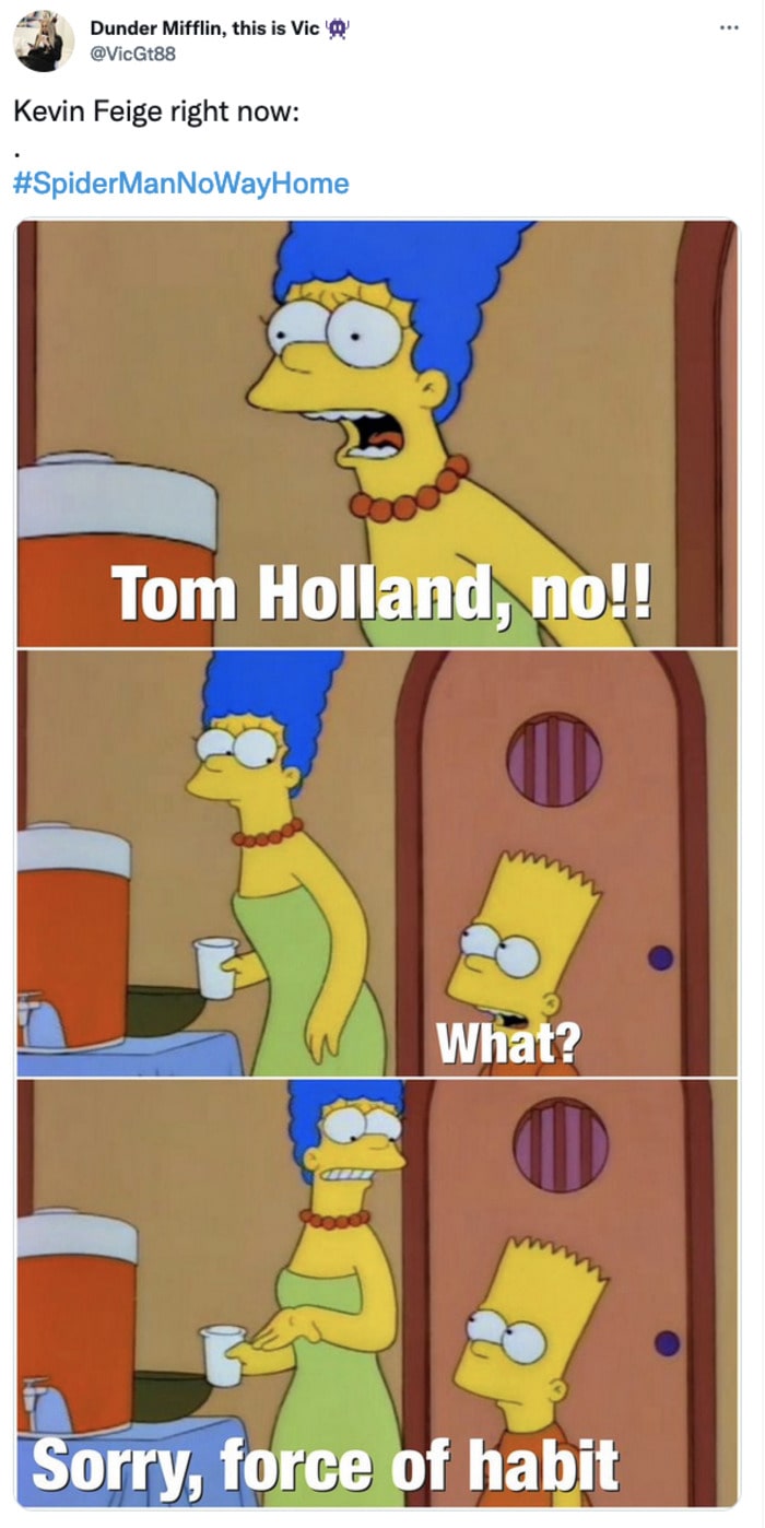 Spider-Man No Way Home Trailer Leak Memes - simpson