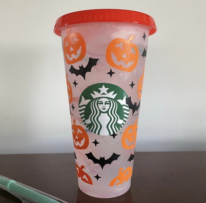 Hey Boo Halloween Starbucks Cold Cup – TG Custom Designs