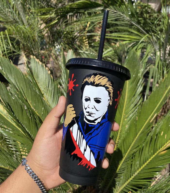 Starbucks Halloween Cups - Michael Myers