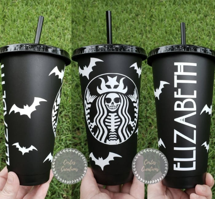 Starbucks Halloween Cups - Skull Memaid