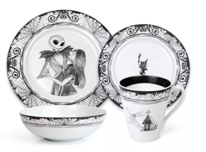 Target Halloween Hyde and Eek 2021 - Nightmare Before Christmas Dinnerware Set