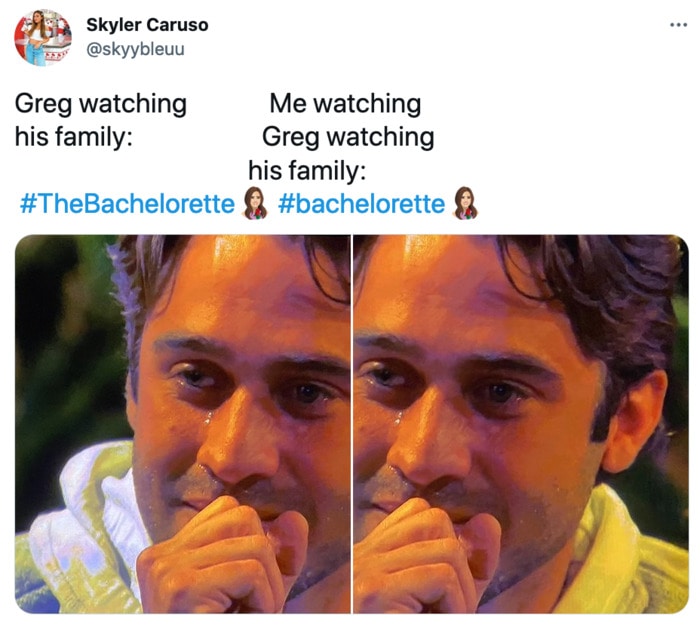 Bachelorette Tweets - Greg with family