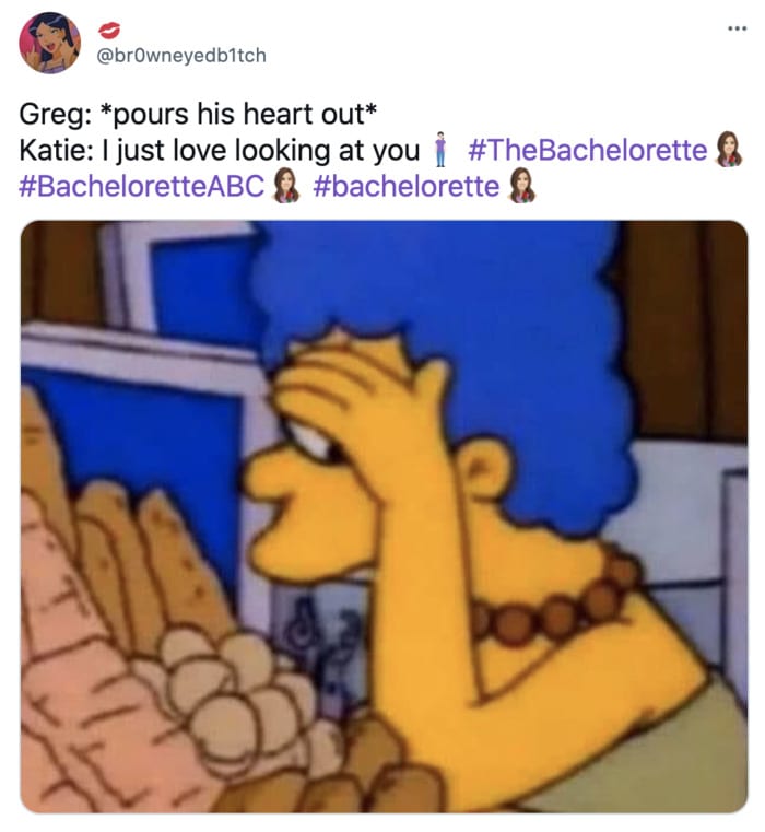 Bachelorette Tweets - awkward moment