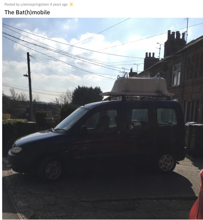 Bat Puns - The Bathmobile