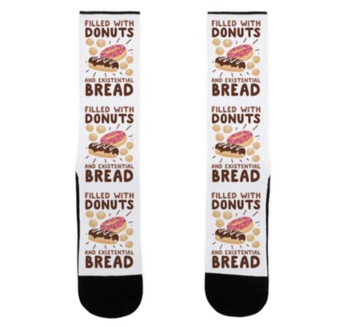 Bread Puns - donuts bread socks