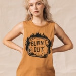 Bread Puns - burnt out tank top