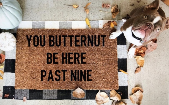 Fall Puns - Butternut Be Here Past Nine