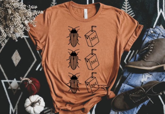 Fall Puns - Beetlejuice tee