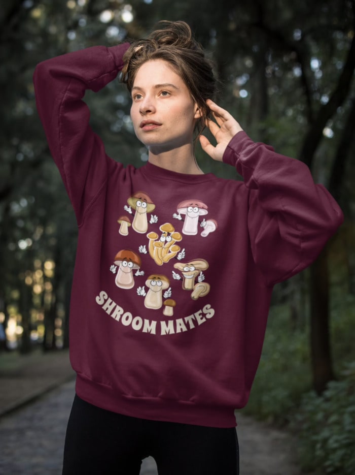 Fall Puns - Mushroom Mates Pullover