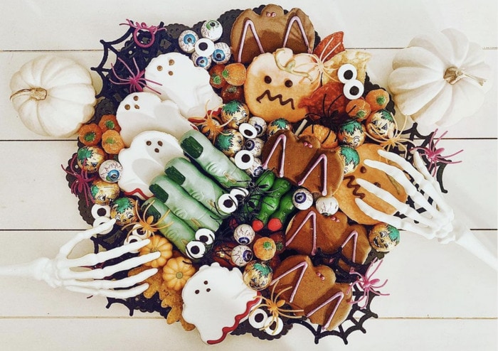 Halloween Charcuterie Boards - dessert cookie board