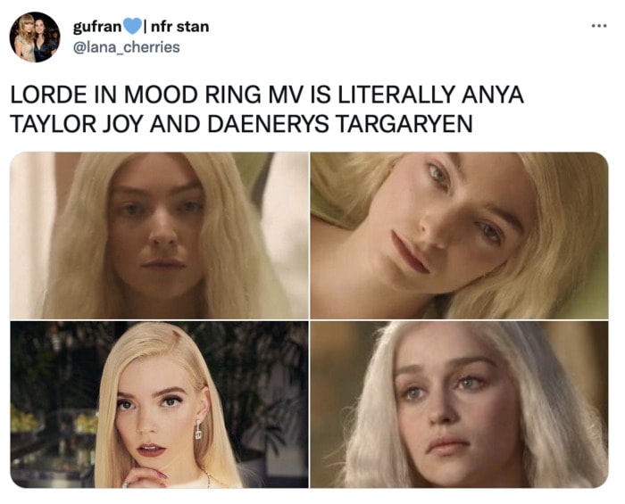 Lorde Memes - Lorde Mood Ring Music Video Tweets