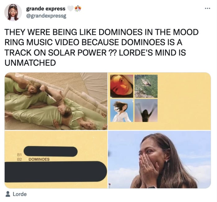 Lorde Memes - Lorde Mood Ring Music Video Tweets