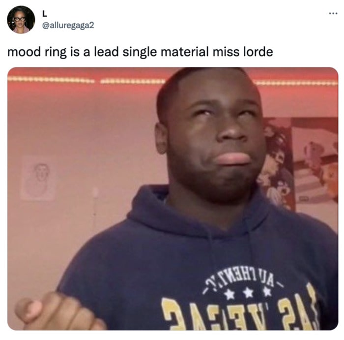 Lorde Memes - Lorde Mood Ring Music Video Tweets