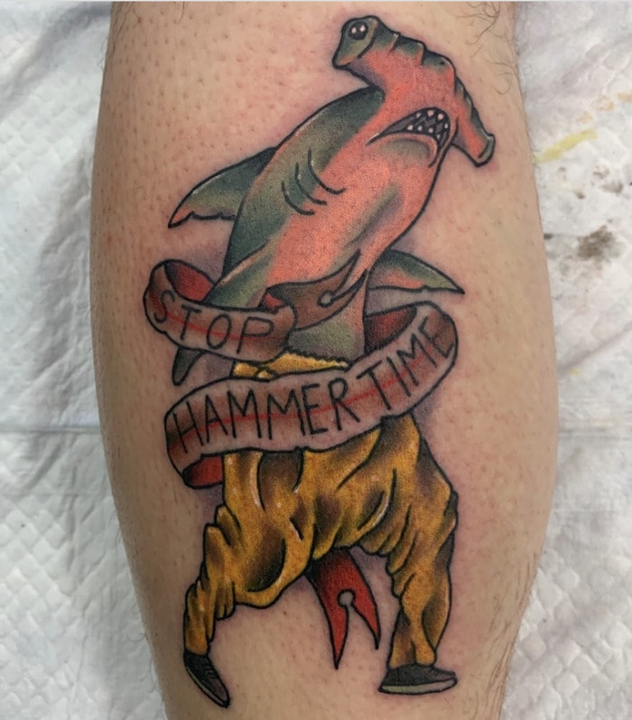 Pun tattoos - hammer time