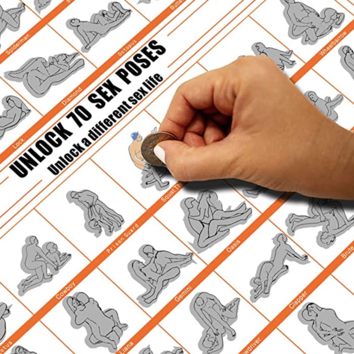 Sex Games for Couples - Trmbacy DIY Sex Position Scratch Off