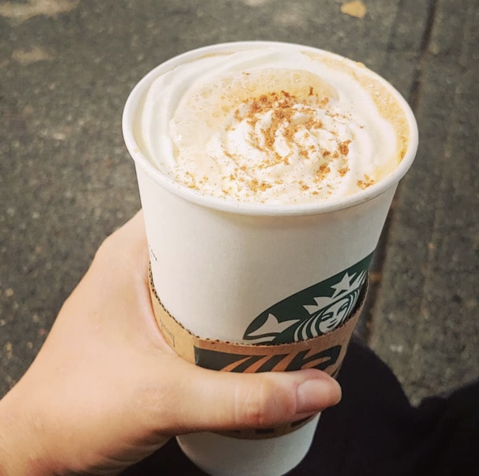 Starbucks Pumpkin Drinks - Pumpkin Spice Latte