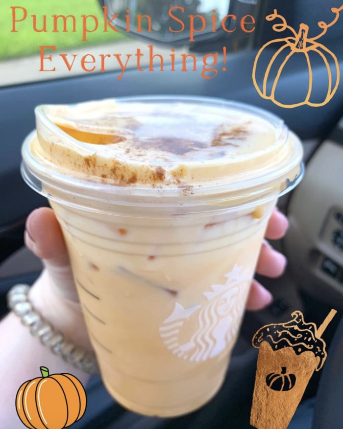 Starbucks Pumpkin Drinks - Iced Chai Latte With Pumpkin Cream Cold Brew