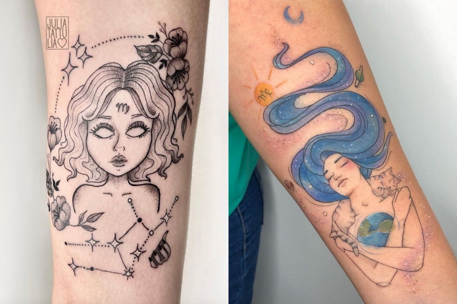 17 Virgo Tattoos For The Next Time You Get Inked - Let'S Eat Cake