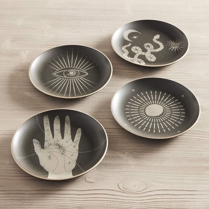 West Elm Halloween Collection - Curiosity Halloween Plates