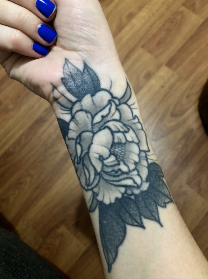 Wrist Tattoos - flower tattoo