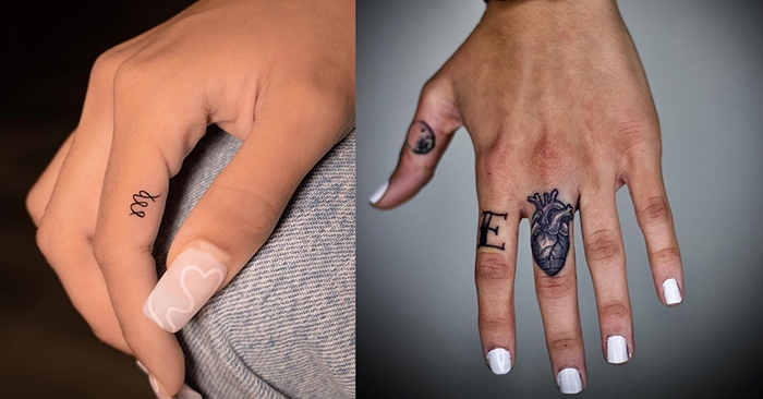 Finger Tattoos Simple Yet Unique Designs At Your Fingertips  Glaminati