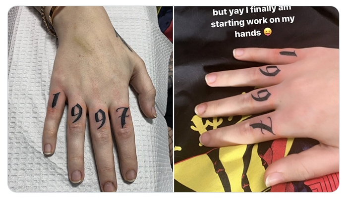 Finger Tattoos - Numbers