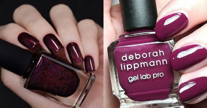 Burgundy Nail Polishes