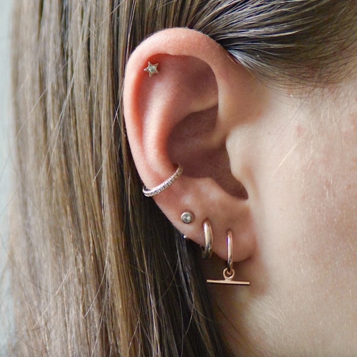 Conch Piercing - outer conch jewelry