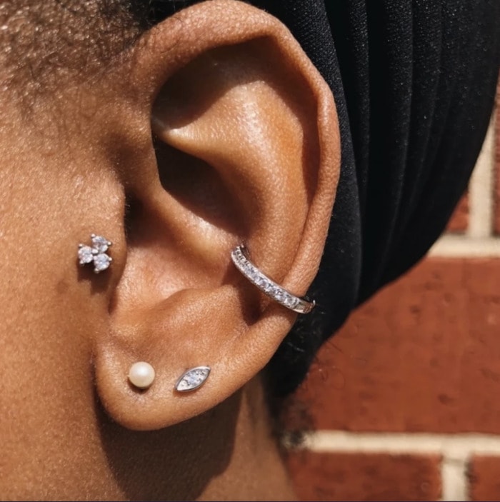 Conch Piercing - outer conch jewelry
